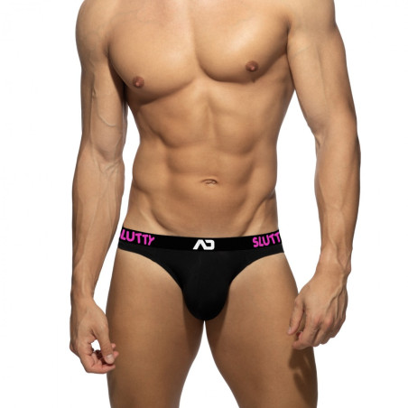 Mini Slip SLUTTY Noir de Addicted