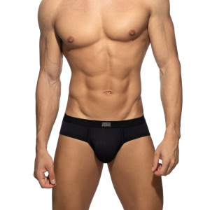 Slip BASIC PIQUE Noir de Addicted