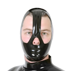 Cagoule en latex MUZELIA Noire de LateXcite