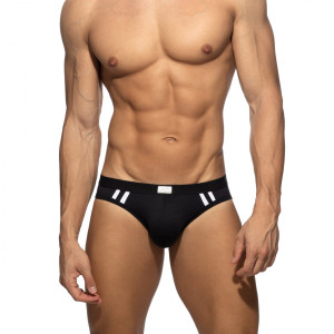 Slip SPORTIVE PIQUE Noir de Addicted
