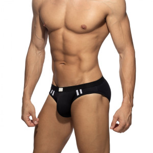 Slip SPORTIVE PIQUE Noir de Addicted