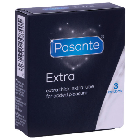 Préservatifs épais EXTRA x3 54mm de Pasante