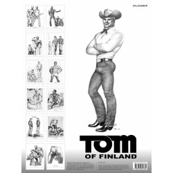 Calendrier 2027 TOM OF FINLAND noir et blanc 2