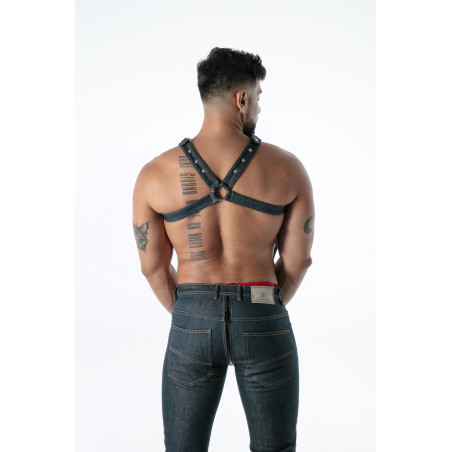 Harnais DENIM BRUT Bleu de TOF Paris