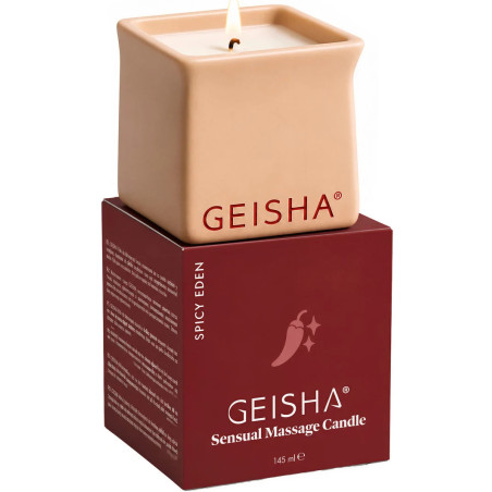 Bougie de massage SPICY EDEN de Geisha