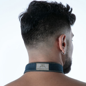 Collier DENIM BRUT Bleu de TOF Paris