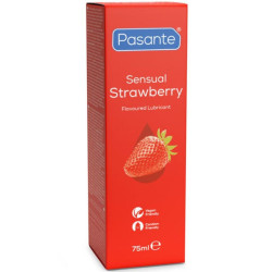 Lubrifiant eau fraise SENSUAL STRAWBERRY par Pasante 75ml 2