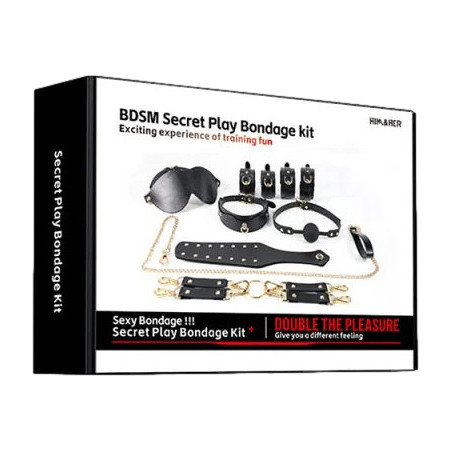 Kit SM 8 pièces BASICSM Noir de LuxuryFantasy