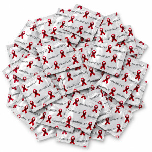 Préservatifs en latex AMARELLE 60 mm - Pack de 100