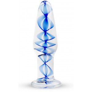 Plug en verre n° 23 - 10.5 x 3.2 cm
