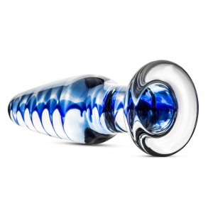 Plug en verre n° 23 - 10.5 x 3.2 cm