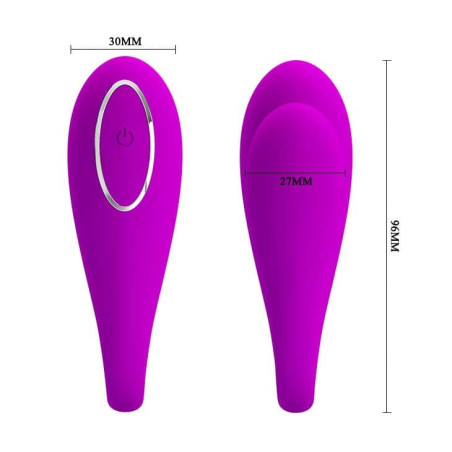 Stimulateur pour couple violet Algernon 11 x 3 cm