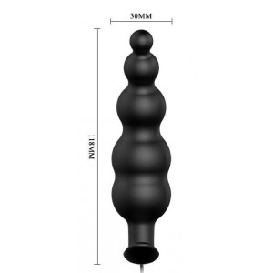 Stimulateur de Prostate noir 11 x 2.9 cm