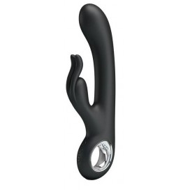 Vibro Rabbit CARINA 19 x 3.4 cm Noir