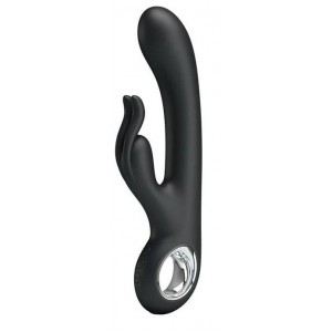 Vibro Rabbit CARINA 19 x 3.4 cm Noir
