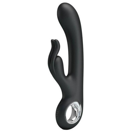 Vibro Rabbit CARINA 19 x 3.4 cm Noir