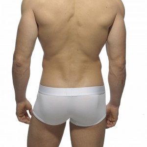 Basic Modal Push Up Short Boxer Blanc
