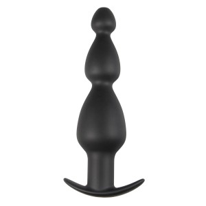 Plug Triple Beads 18 cm Noir