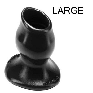 Pig-Hole FuckPlug Noir Large - 9 x 7 cm