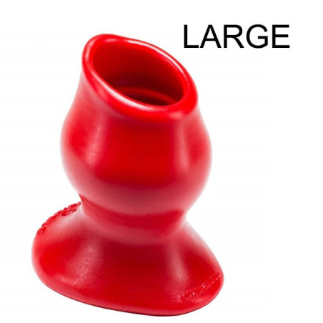 Pig-Hole FuckPlug Rouge Large - 9 x 7 cm