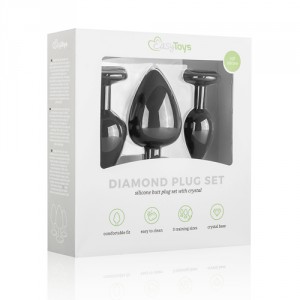 Lot de 3 Plugs Bijou