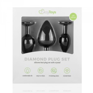 Lot de 3 Plugs Bijou