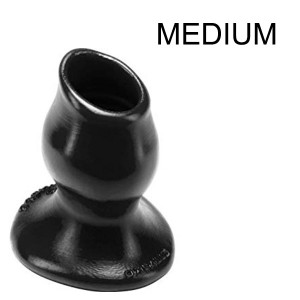 Pig-Hole FuckPlug Noir Medium - 8 x 5.5 cm