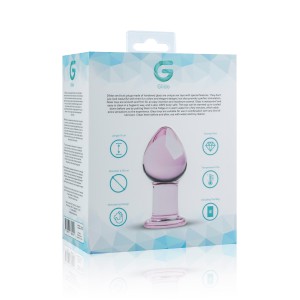 Plug anal en verre n° 26 - 9 x 4.3 cm