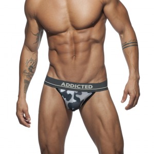 Pack 3 Bikini CAMO MESH Push Up