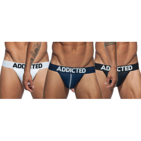Pack 3 Thongs Mesh Push Up