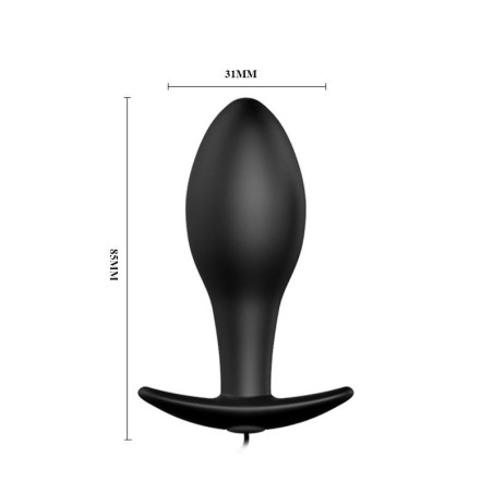 Plug Vibrant Silicone 8 x 3 cm