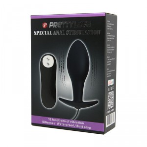 Plug Vibrant Silicone 8 x 3 cm