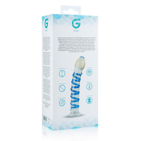 Gode en verre n° 01 - 17.5 x 3.5 cm