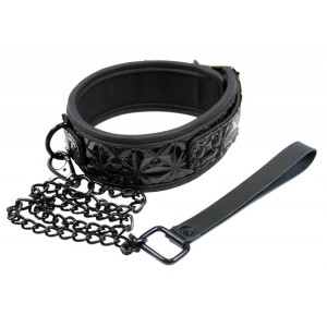 Collier et laisse SM Sinful Black
