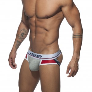 Jockstrap PUSH UP SPORT Gris