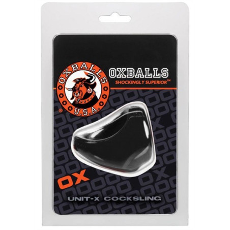 Ballstretcher UNIT-X cocksling noir de Oxballs