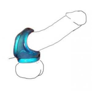 Ballstretcher COCKSLING-2 Bleu Ice de Oxballs