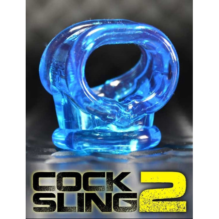 Ballstretcher COCKSLING-2 Bleu Ice de Oxballs