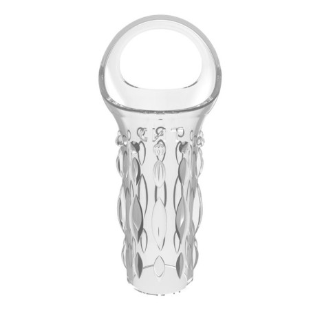 Etui pénien transparent Get Lock avec relief texturé 8 x 3.8 cm