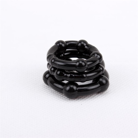 Lot de 3 cockrings Mini Noir