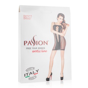 Robe rouge résille Alyssia 