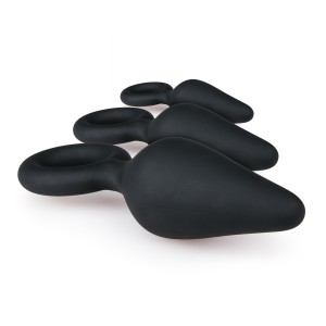 Kit 3 Plugs POINTY 10 x 4.5 cm Noir