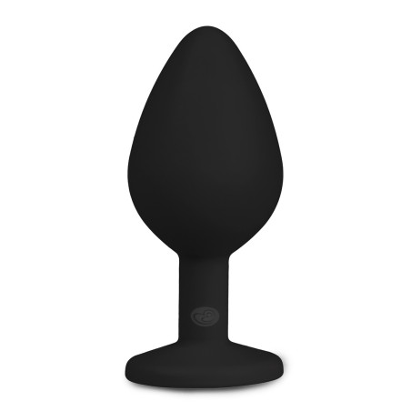 Plug bijou anal DIAMOND noir de EasyToys 7 x 3.3cm