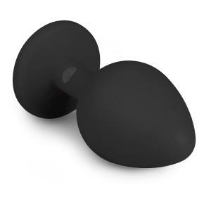 Plug bijou anal DIAMOND noir de EasyToys 7 x 3.3cm