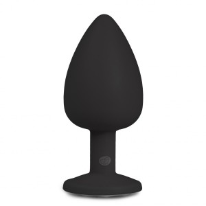 Plug Bijou Anal DIAMOND Noir de EasyToys 8 x 4 cm