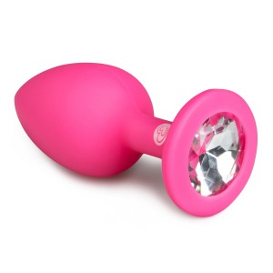 Plug Bijou Anal DIAMOND 6 x 2.7 cm Rose