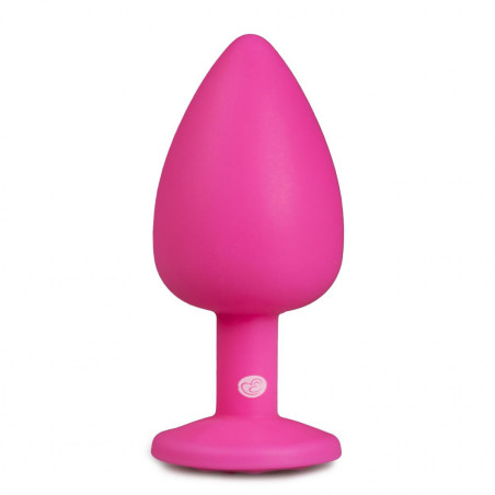 Plug Bijou anal DIAMOND Rose de 8 x 4cm de EasyToys