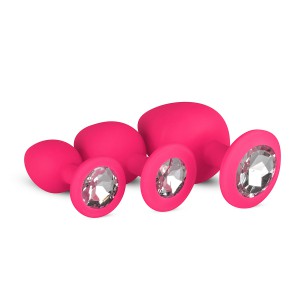 Kit Plugs Bijou DIAMOND Rose