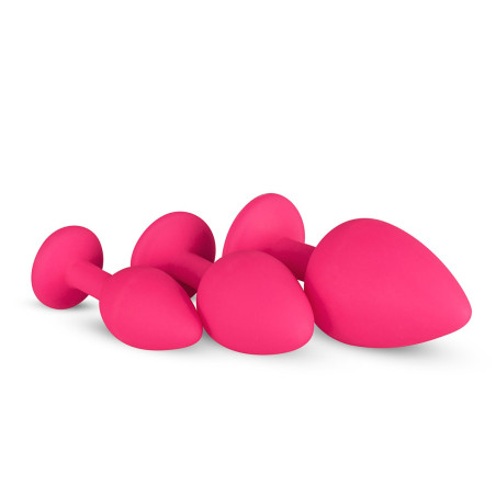 Kit de plugs bijou roses DIAMOND de EasyToys