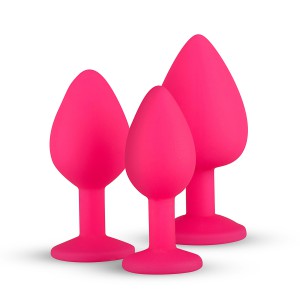 Kit de plugs bijou roses DIAMOND de EasyToys